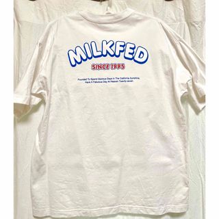 ミルクフェド(MILKFED.)の【MILKFED.】オーバーサイズTシャツロゴ入り(Tシャツ(半袖/袖なし))