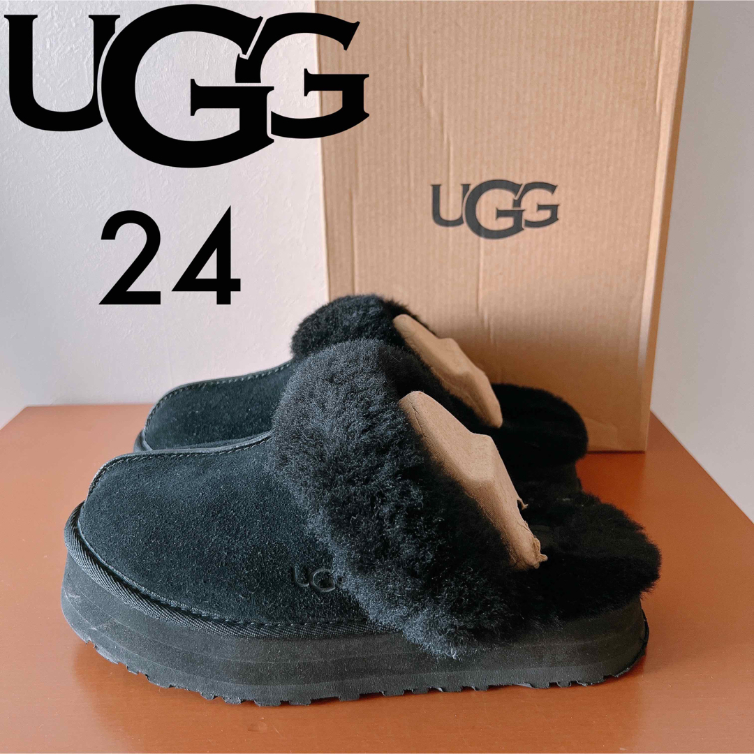 UGG Disquette / アグ ディスケット ムートンスリッパ 厚底 | フリマアプリ ラクマ
