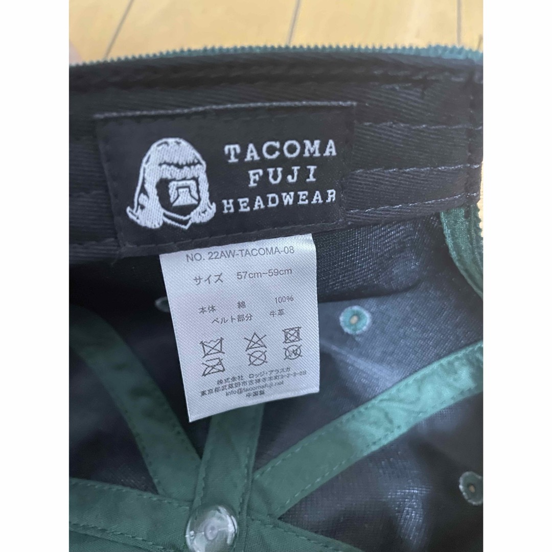 TACOMA FUJI RECORDS(タコマフジレコード)の【タコマフジレコーズ】コーデュロイキャップ メンズの帽子(キャップ)の商品写真