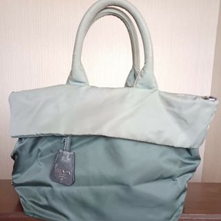 プラダ(PRADA)のPRADA　ショルダーベルト付きリバーシブルナイロンバッグ(トートバッグ)