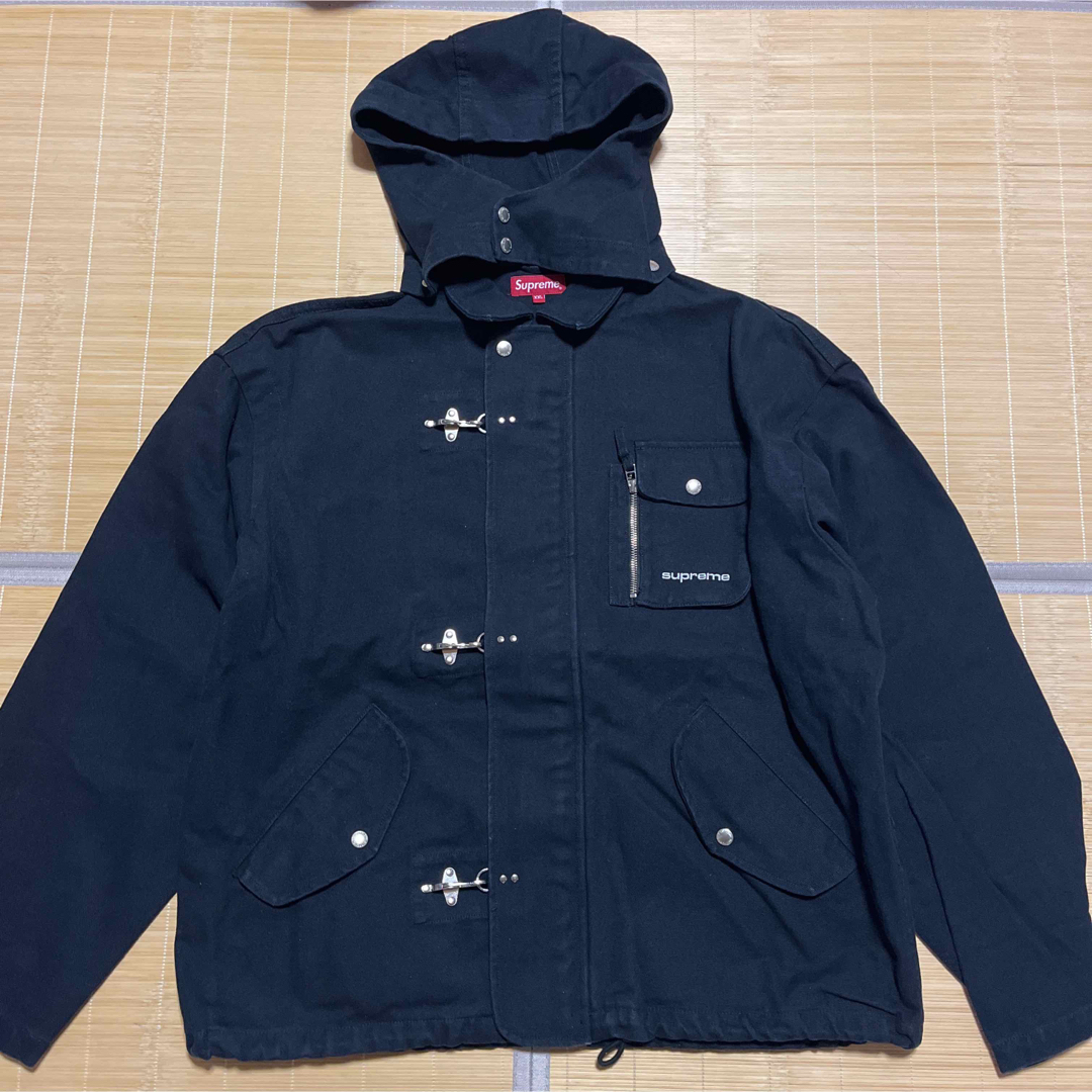 Supreme(シュプリーム)のSupreme Canvas Clip Jacket ジャケット　XXL 黒 メンズのジャケット/アウター(ブルゾン)の商品写真