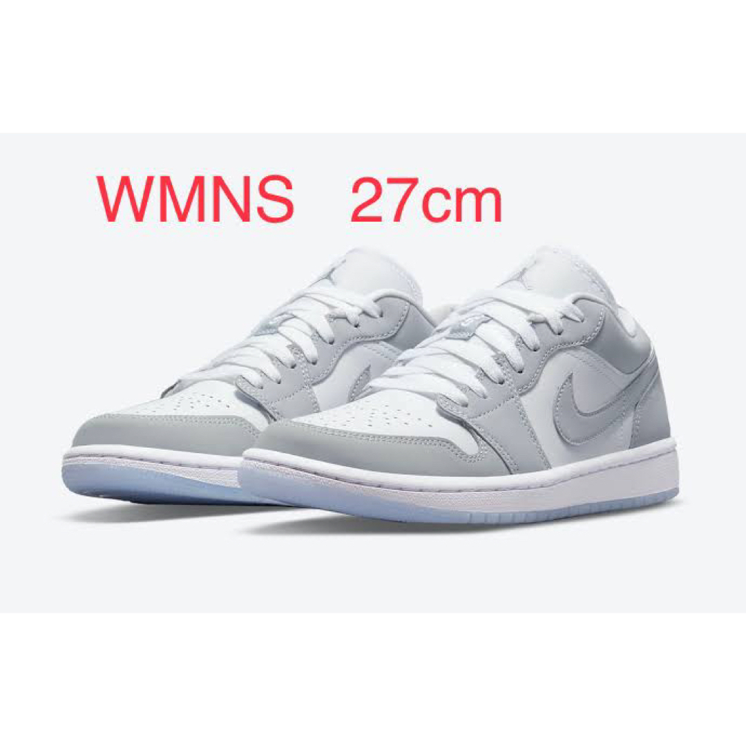 Jordan Brand（NIKE）(ジョーダン)のNike WMNS Air Jordan 1 Low Wolf Grey レディースの靴/シューズ(スニーカー)の商品写真