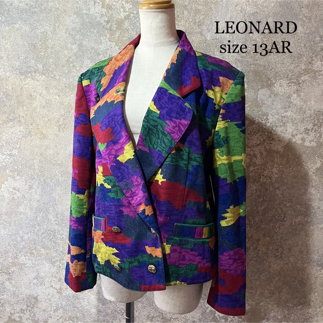 LEONARD レオナール　シルク　ジャケット