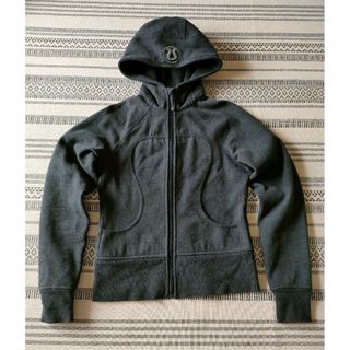 ルルレモン(lululemon)のlululemon athletica hoodie size 6 ダークグレー(パーカー)