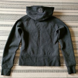 lululemon athletica hoodie size 6 ダークグレー