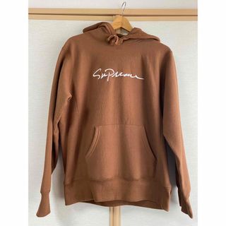 シュプリーム(Supreme)のsupreme パーカー S 茶色 ブラウン 中古(パーカー)