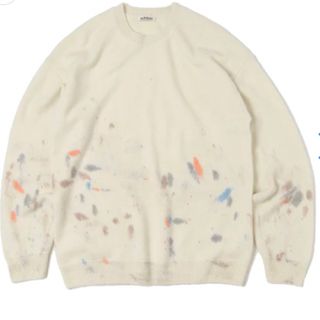 オーラリー(AURALEE)の"AURALEE"BABY CASHMERE HAND PAINTED KNIT(ニット/セーター)