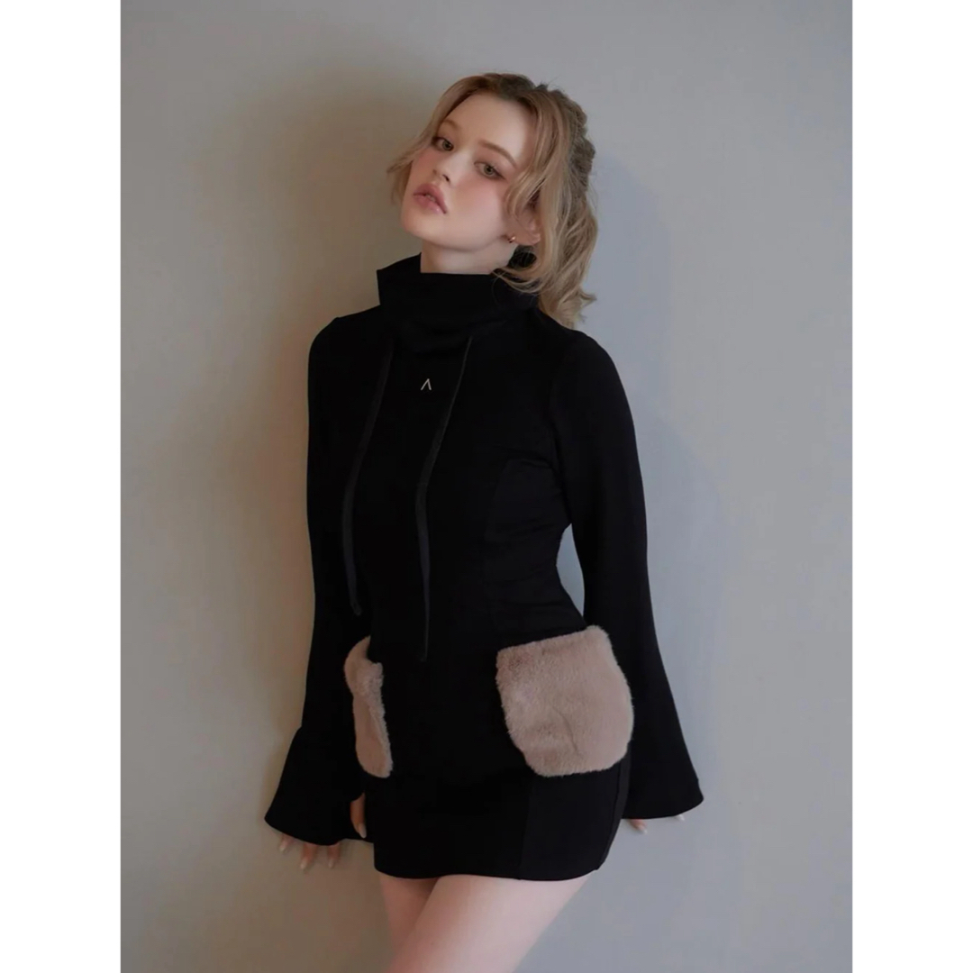 andmary Fur pocket mini dress ワンピース スカート Yahoo!フリマ(旧)-
