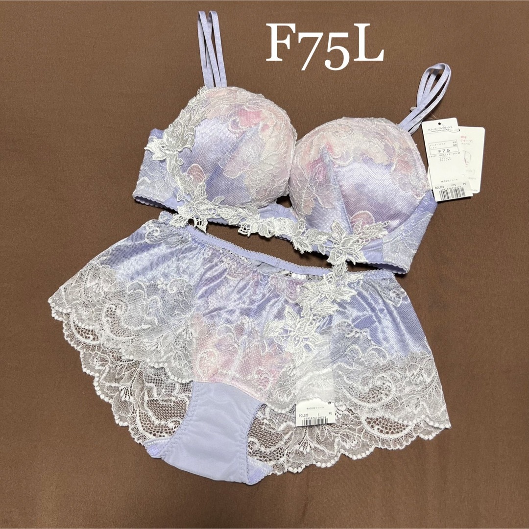 【新品】wacoal パルファージュ 23 ブラ ショーツセット F75L PU | フリマアプリ ラクマ