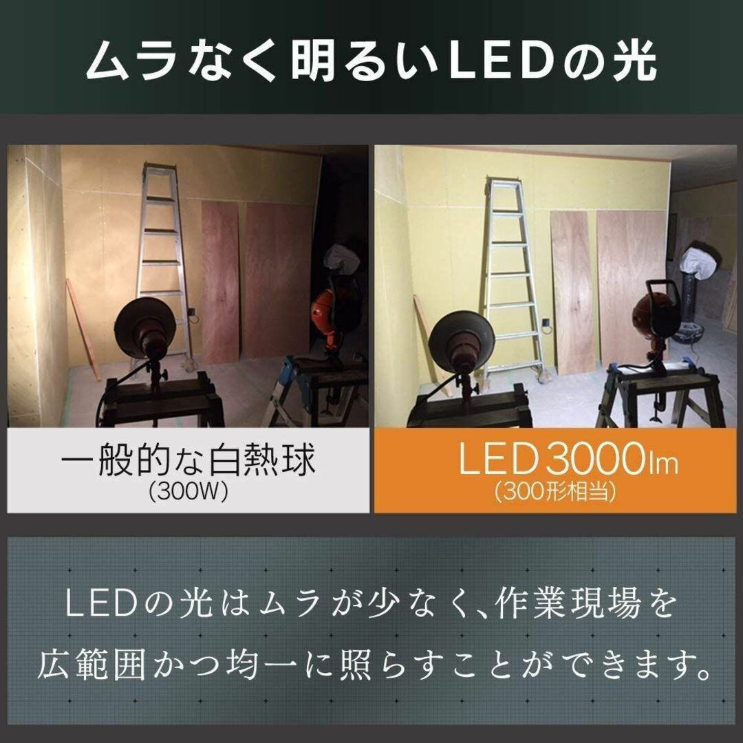 アイリスオーヤマ LED ワークライト 810lm クリップ 人感センサー付きタ インテリア/住まい/日用品のライト/照明/LED(その他)の商品写真