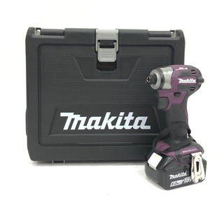 マキタ(Makita)の▼▼MAKITA マキタ インパクトドライバ TD173DGXAP パープル 充電器・充電池付属(その他)