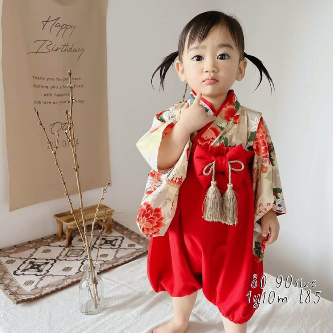 ベビー袴女の子 お宮参り、お食い初め - 着物・浴衣・和小物 ベビー袴女の子 お宮参り、お食い初め - 着物・浴衣・和小物