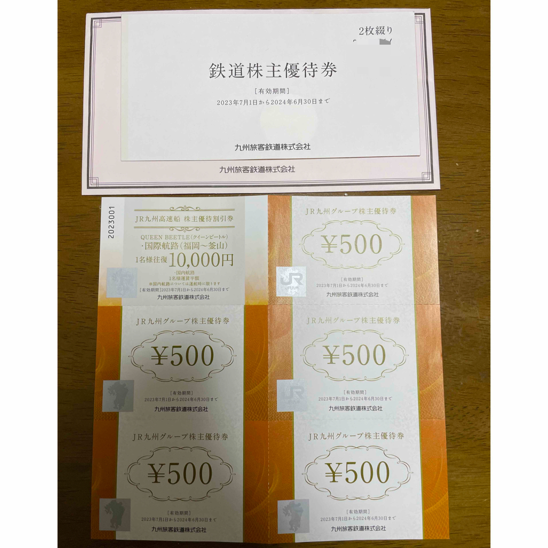JR九州 株主優待割引券 1セット
