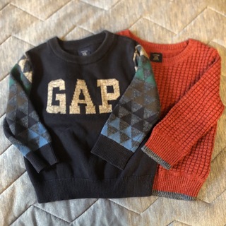 ベビーギャップ(babyGAP)のGAP  冬服　2着セット(ニット/セーター)