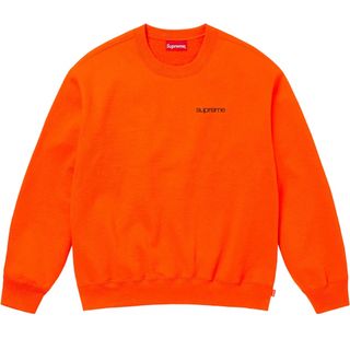 シュプリーム(Supreme)のSupreme Nyc Crewneck  Dark Orange L 新品(スウェット)