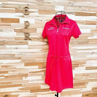 値下げ マリクレールスポーツ ゴルフ ワンピース ネイビー 1回着用 美品 L
