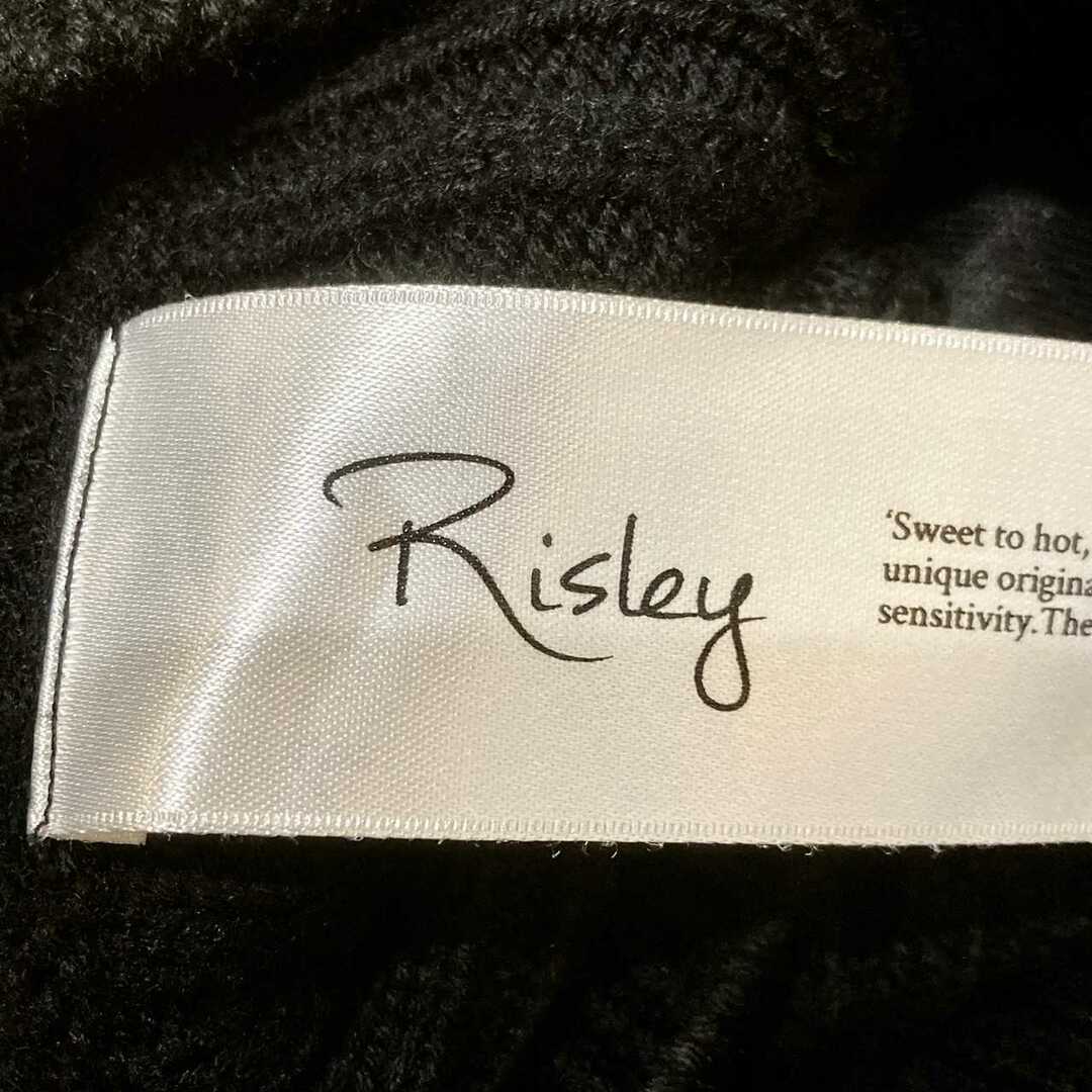 Risley リズレー 異素材 組合せニット ボンバージャケット