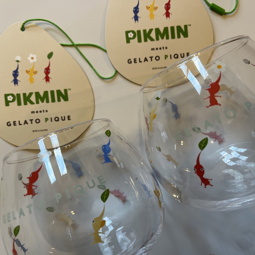 新品未使用【PIKMIN meets GELATO PIQUE】グラス 2個