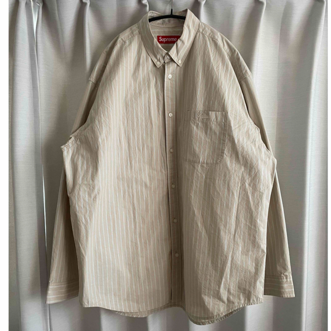 Lサイズ supreme 23fw Loose Fit Stripe Shirt