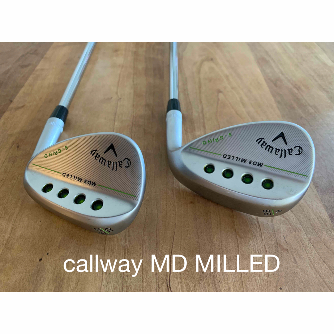 ウェッジ2本セットヘッド素材callway MD MILLED ウェッジ2本セット