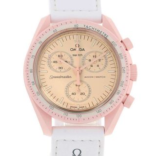 ★箱・保証書付き【Swatch】スウォッチ OMEGA×Swatch MISSION TO VENUS SO33P100 クォーツ メンズ【ev20】