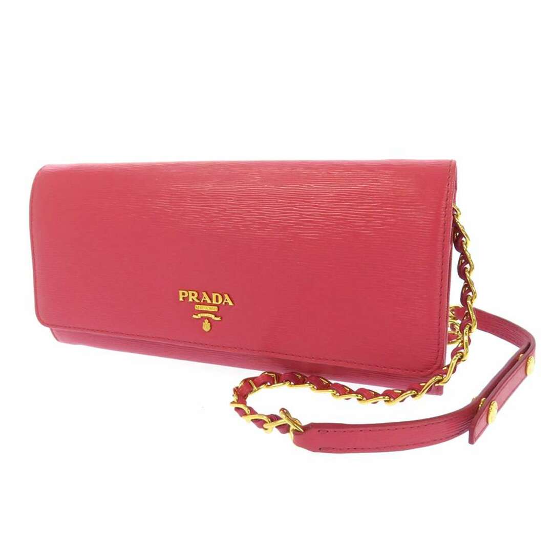 プラダ チェーンウォレット レザー 1MT290 PRADA 財布 長財布 アウトレット品