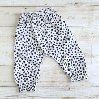 【再販】90〜95センチ☆サルエル風パンツ(ダルメシアン)(パンツ/スパッツ)