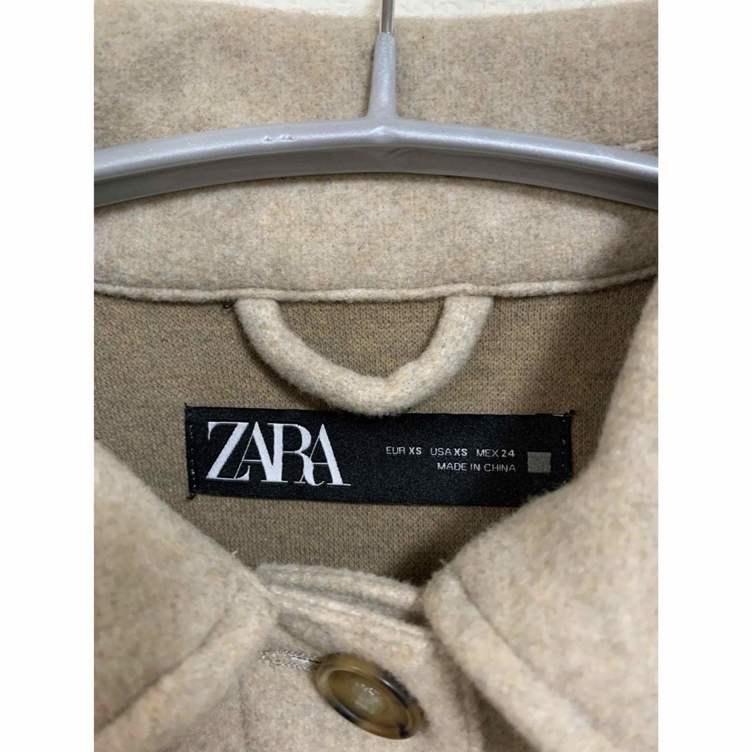 ZARA(ザラ)のZARA ジャケット　コート　美品　秋冬 レディースのジャケット/アウター(ノーカラージャケット)の商品写真