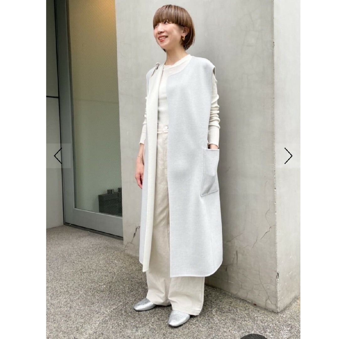 GALERIE VIE - ギャルリーヴィー ウールダブルフェイス ノーカラー