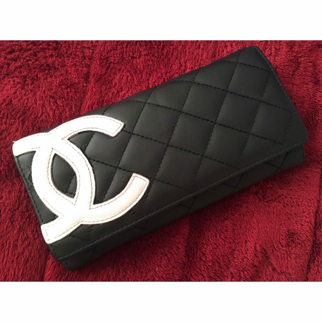 シャネル CHANEL カンボンライン 長財布-