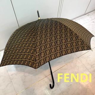 フェンディ(FENDI)のFENDI ズッカ柄 アンブレラ 長傘 雨傘 総柄(傘)