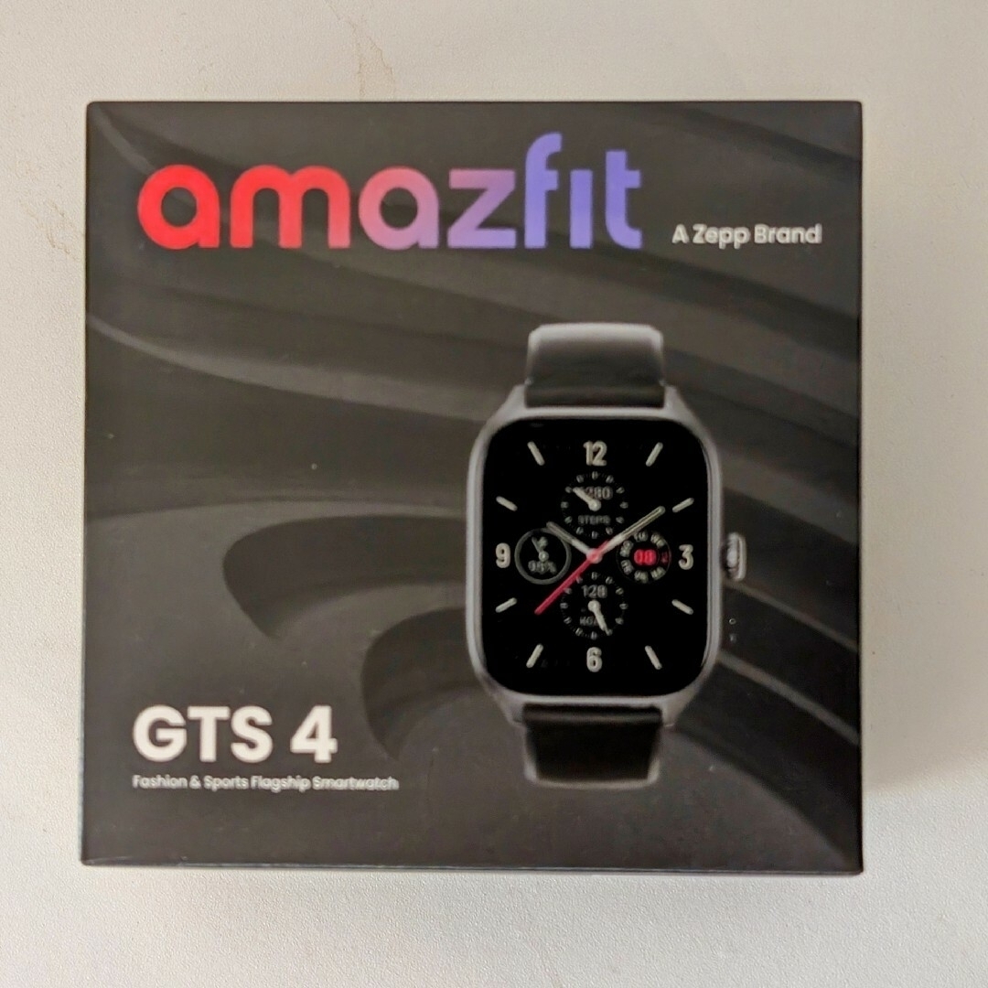 amazfit GTS4 インフィニットブラック　美品　ケーブル　付属品完備