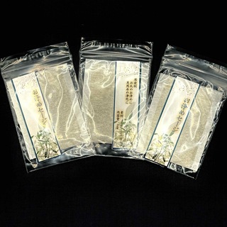 ホワイトセージ 浄化用 粉末 和紙匂い袋 個包装３個セット (お香/香炉)