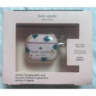 ケイトスペードニューヨーク(kate spade new york)の新品 ケイトスペード Kate Spade Airpodsケース パイナップル(ヘッドフォン/イヤフォン)