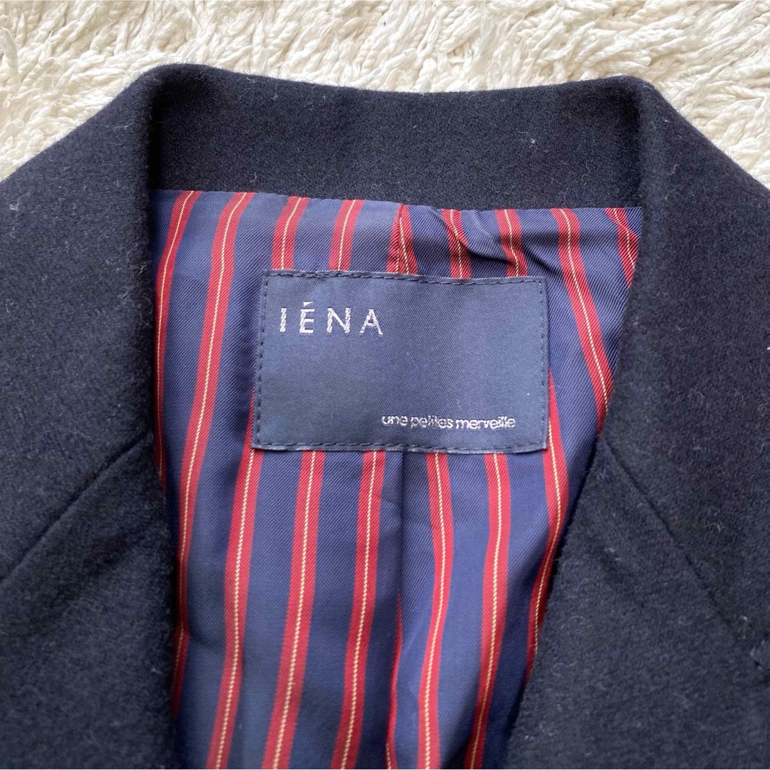 IENA(イエナ)の【状態込特別価格】イエナ 紺ブレ ブレザー 金ボタン テーラード  ジャケット レディースのジャケット/アウター(テーラードジャケット)の商品写真
