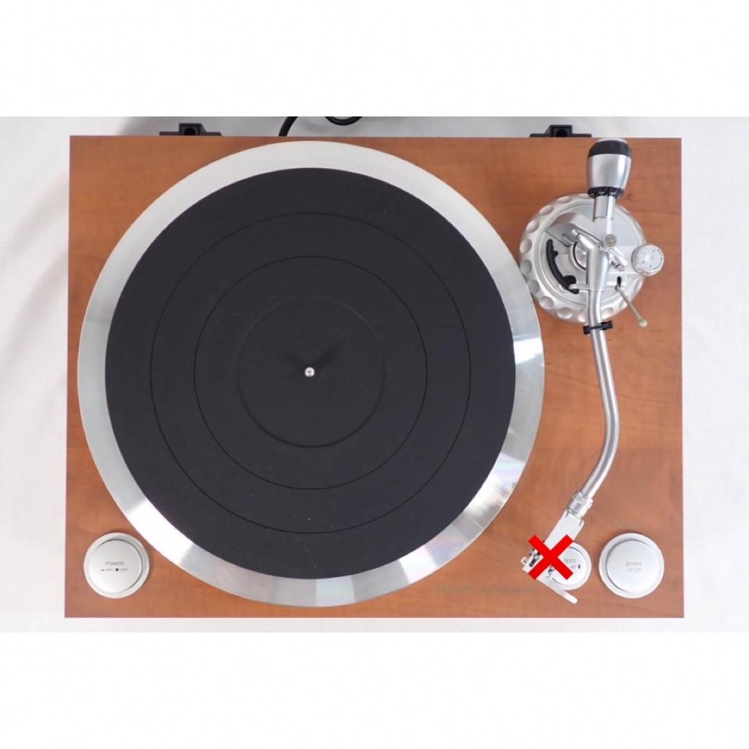 DENON ダイレクトドライブ方式のアナログレコードプレーヤー-