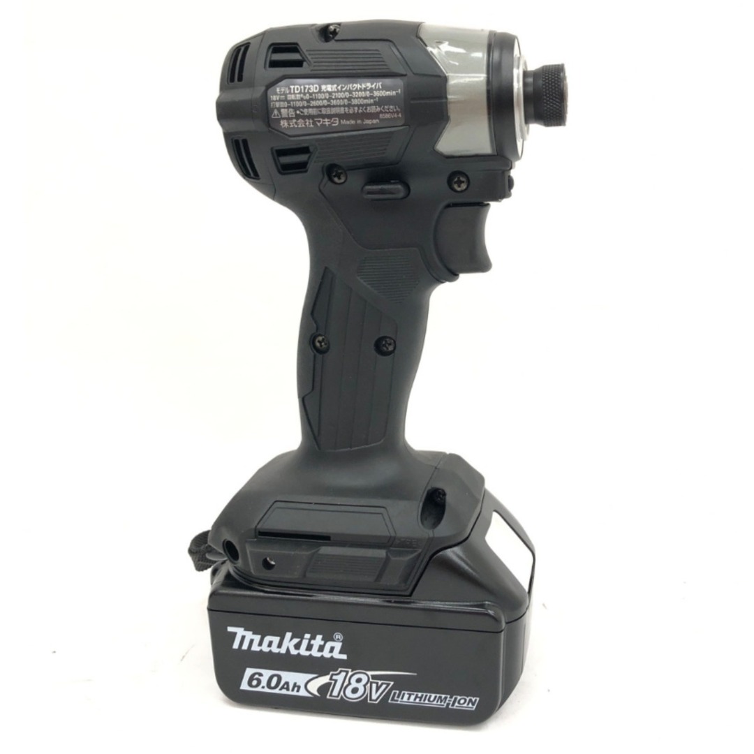 Makita(マキタ)の▼▼MAKITA マキタ 18V充電式インパクトドライバ   TD173DRGXB ブラック バッテリー×2・充電器付属 インテリア/住まい/日用品のインテリア/住まい/日用品 その他(その他)の商品写真