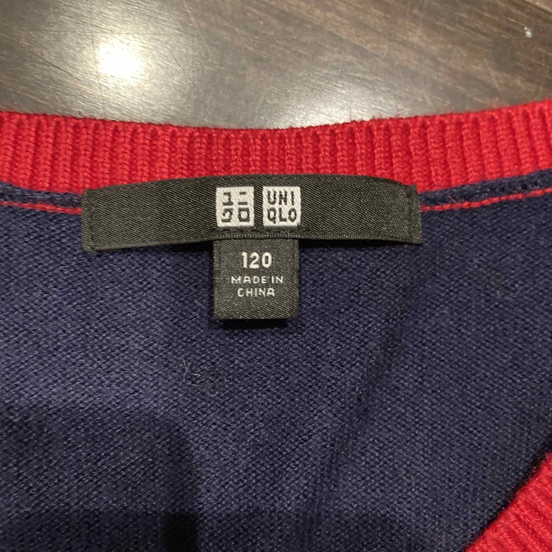 UNIQLO(ユニクロ)のUNIQLOカーディガン120センチ キッズ/ベビー/マタニティのキッズ服女の子用(90cm~)(カーディガン)の商品写真