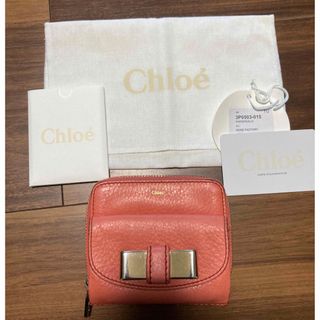 クロエ(Chloe)のクロエ　二つ折り財布　ピンク(財布)