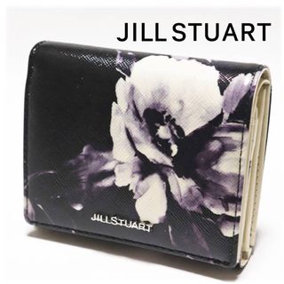 ジルスチュアート(JILLSTUART)の《ジルスチュアート》新品 チャーム付き モノトーン調 レザー2つ折り財布(財布)