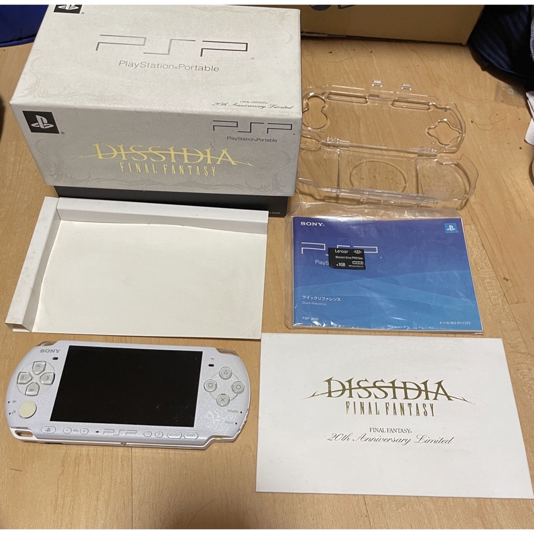 PSP3000 本体　ディシディアバージョン　ケーブル、メモリーカード動作確認済