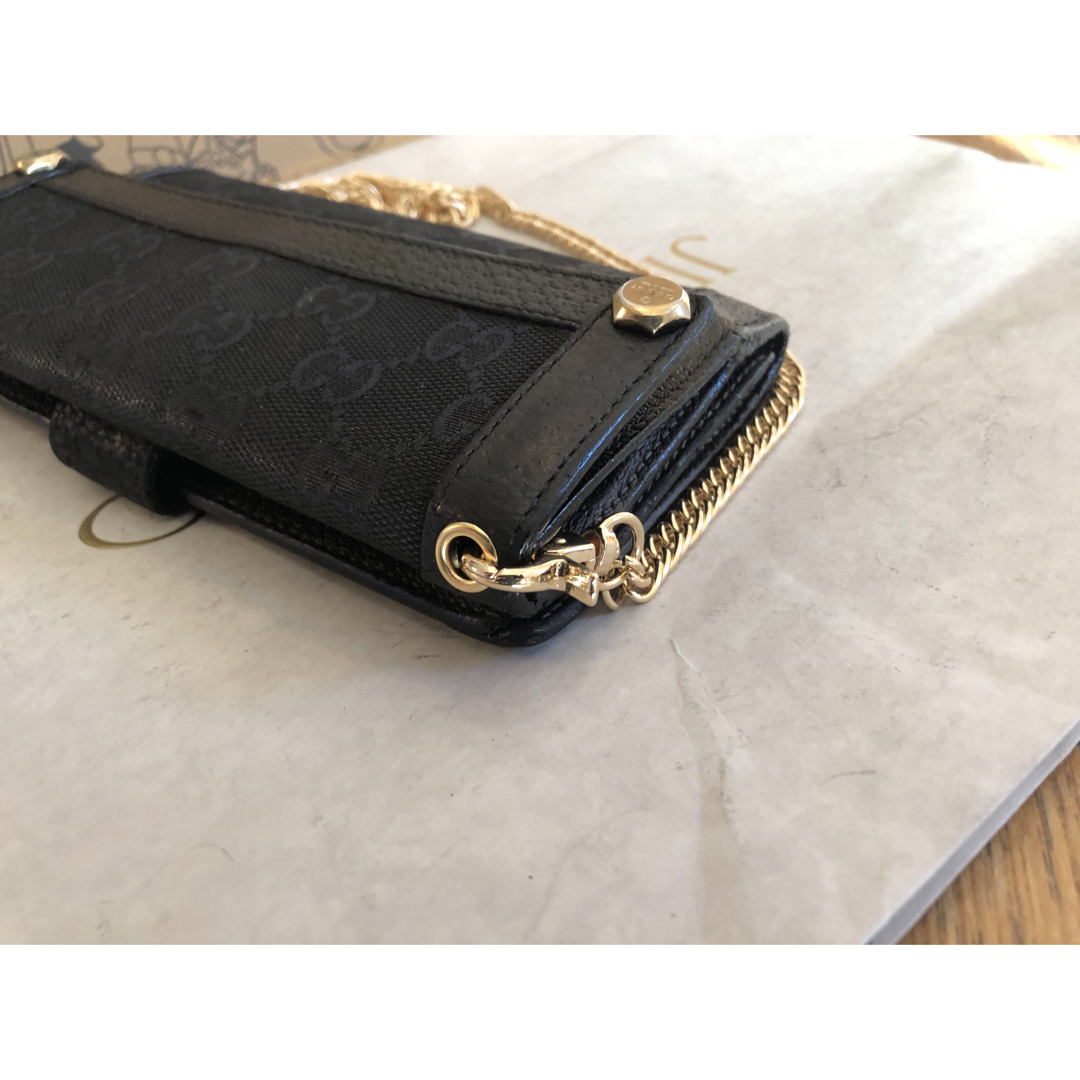 Gucci(グッチ)のGUCCI グッチ 長財布 2way チェーンショルダーバッグ  レディースのファッション小物(財布)の商品写真