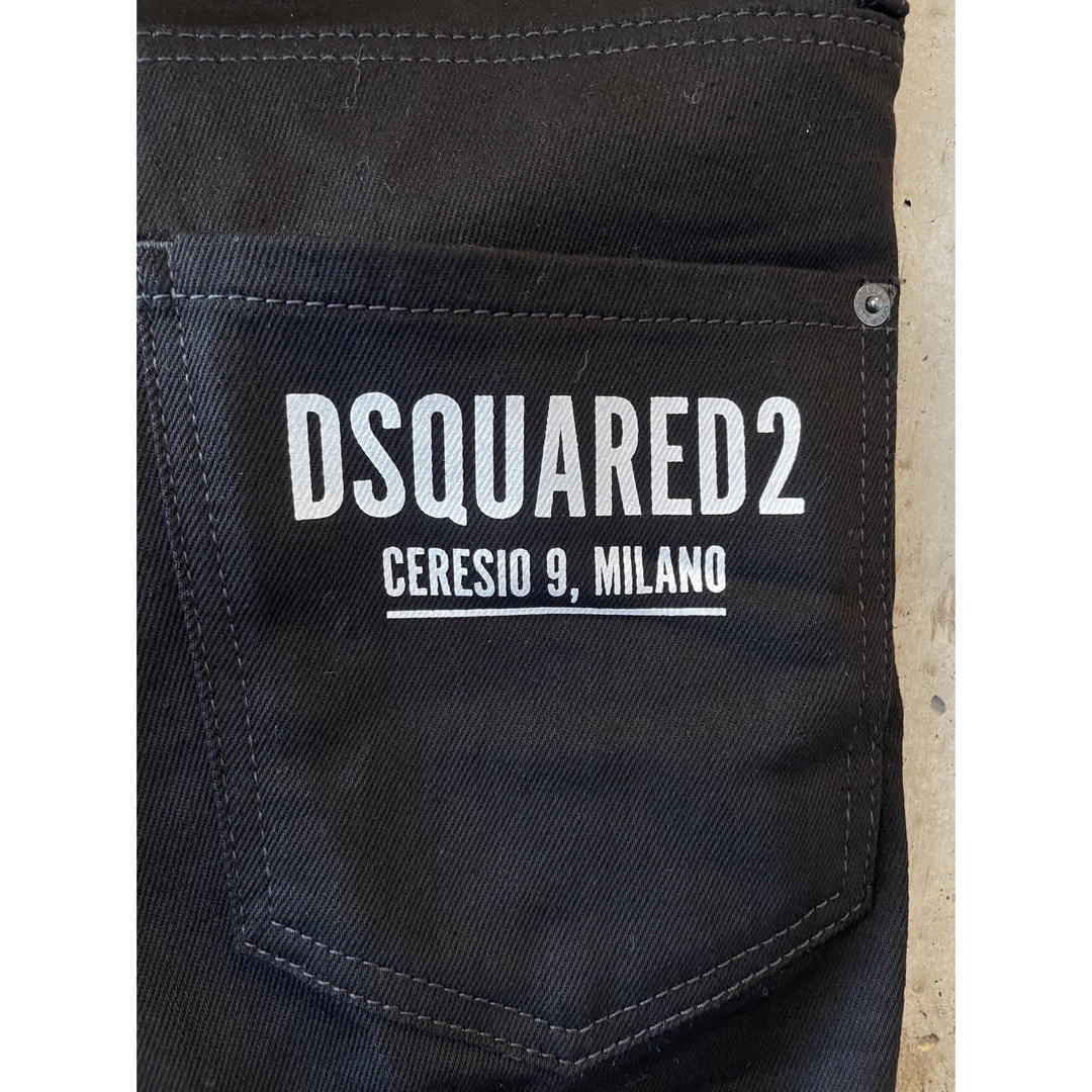 DSQUARED2(ディースクエアード)のディースクエアード デニムパンツ ストレッチ ブラック 46 メンズのパンツ(デニム/ジーンズ)の商品写真