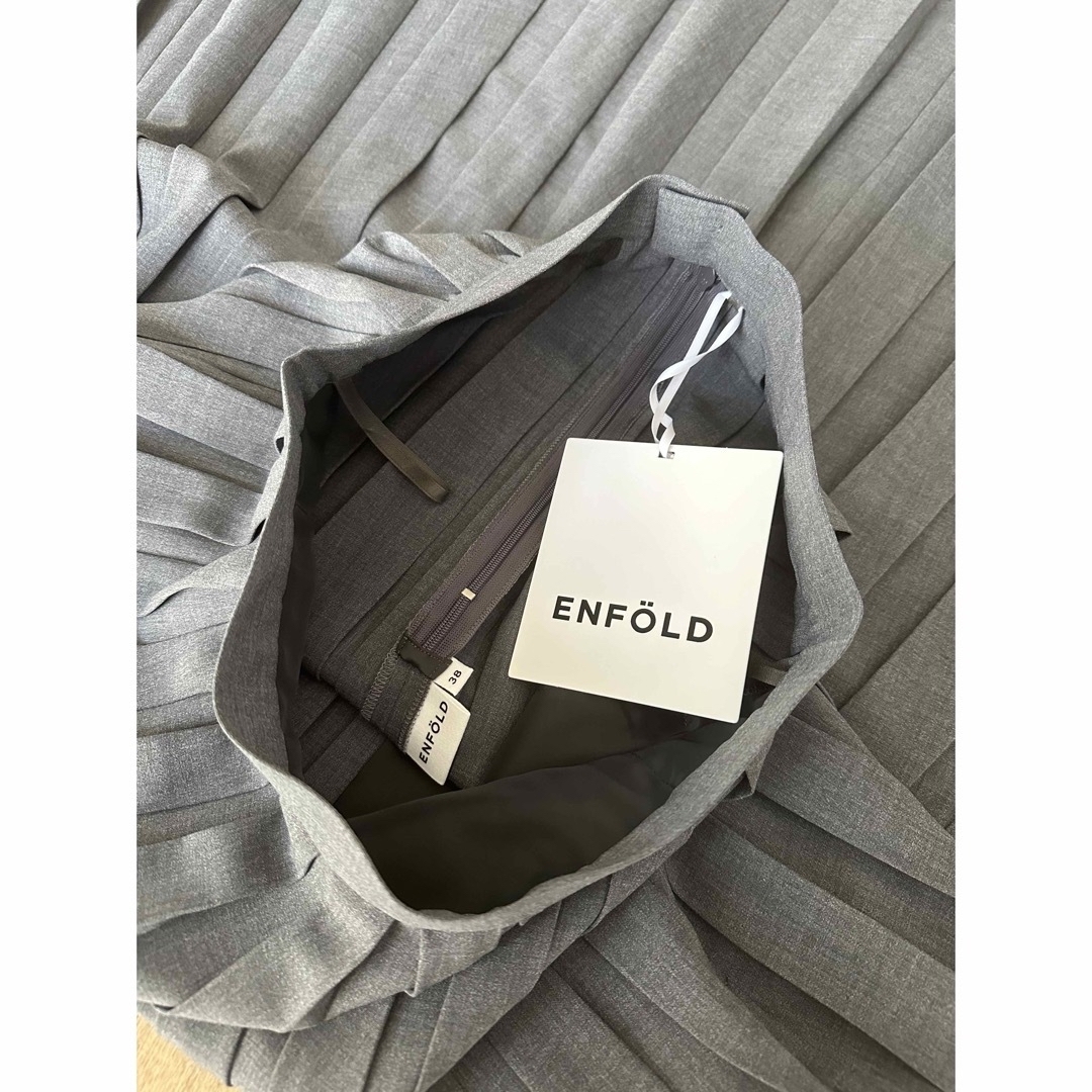 ENFOLD - エンフォルド enfold プリーツスカート 38 新品未使用タグ ...