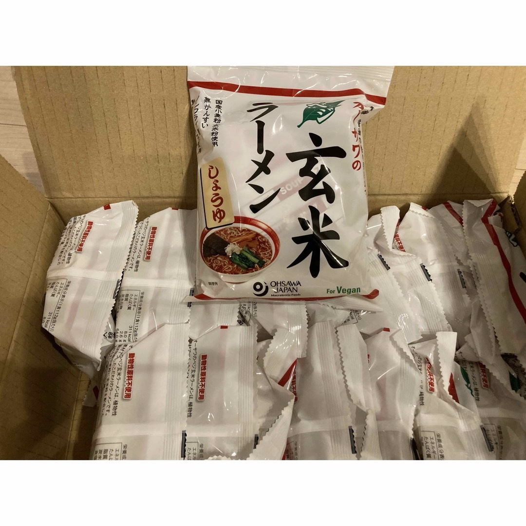 sho's　by　オーサワのベジ玄米ラーメン　JAPAN　20袋の通販　shop｜オーサワジャパンならラクマ　OHSAWA　しょうゆ
