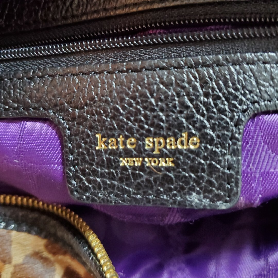 kate spade new york(ケイトスペードニューヨーク)の専用　ケイトスペード　ハラコー×レザー　レオパード　バック レディースのバッグ(ハンドバッグ)の商品写真