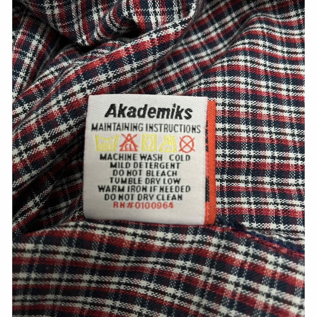 AKADEMIKS(アカデミクス)の新品　90s akademiks アカデミクス BDチェックシャツ ヒップホップ メンズのトップス(シャツ)の商品写真