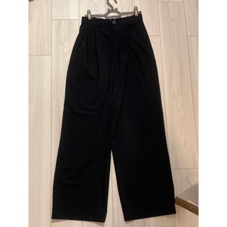 ザラ(ZARA)のZARA ワイドパンツ　ハイウエスト　美品　海外ファッション　ストレートパンツ(カジュアルパンツ)