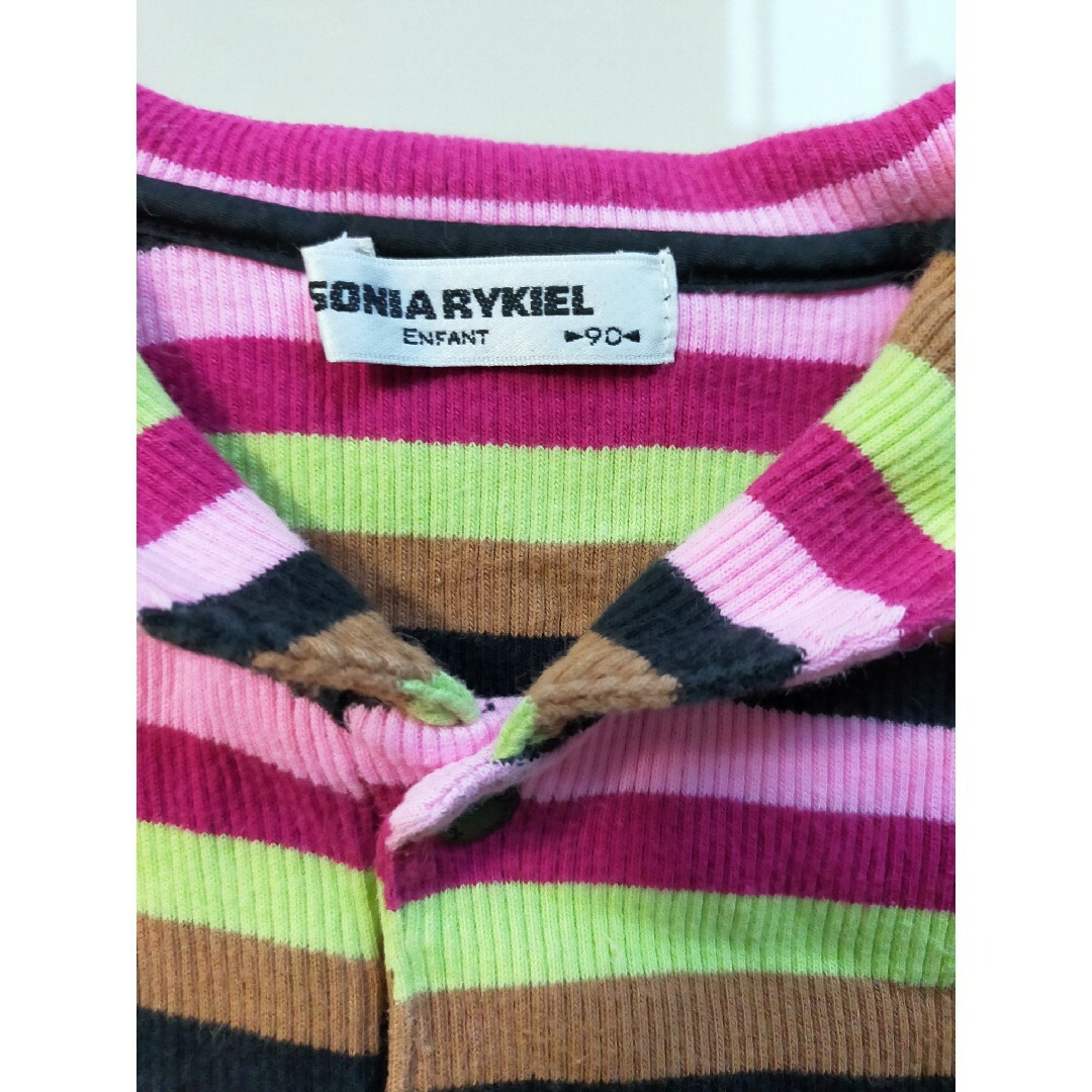 SONIA RYKIEL(ソニアリキエル)のソニアリキエル  カラフル  ブラウス 90cm キッズ/ベビー/マタニティのキッズ服女の子用(90cm~)(Tシャツ/カットソー)の商品写真