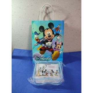 新品　Disney　ディズニーチャンネル　非売品ポーチ＆ショッパー(紙袋)(キャラクターグッズ)